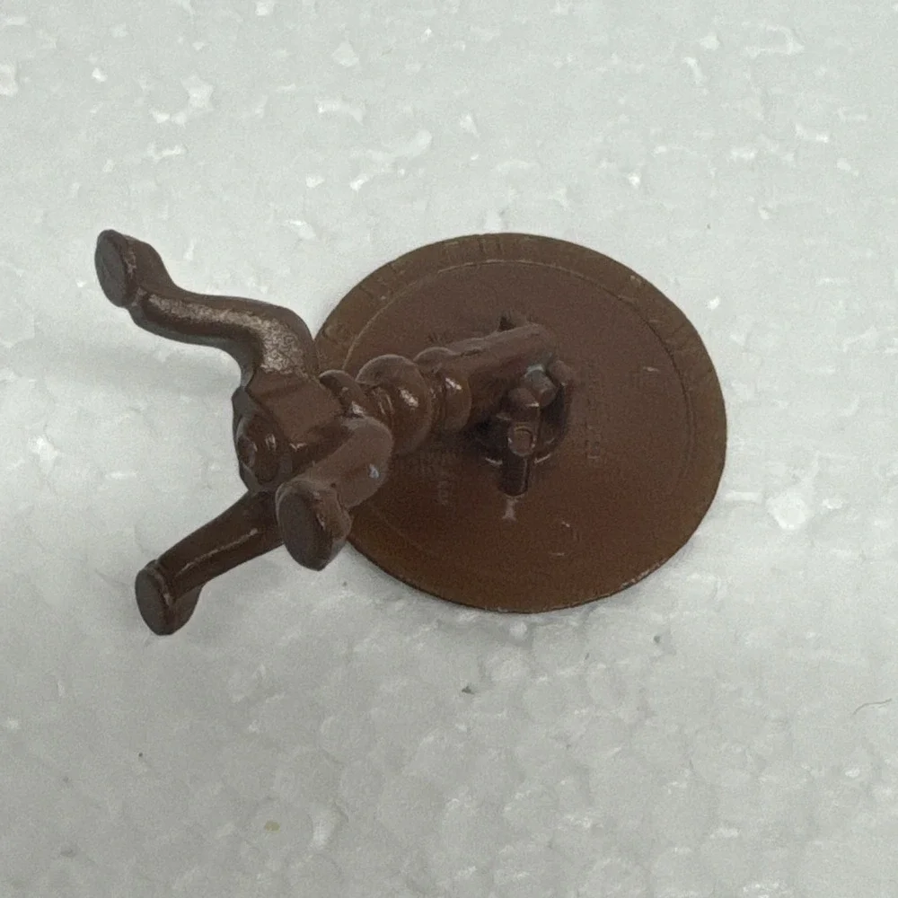 Vintage Mattel 1980 Brown Table Doll House Furniture Accessory 1.5
